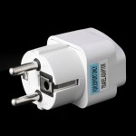 1 Pcs Universal UK US AU To EU AC Power Socket Plug Travel Charger Adapter German amp; European standard