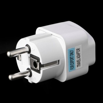 1 Pcs Universal UK US AU To EU AC Power Socket Plug Travel Charger Adapter German amp; European standard