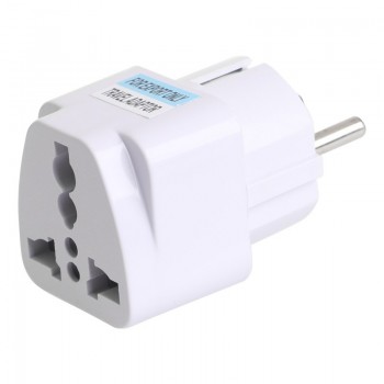 1 Pcs Universal UK US AU To EU AC Power Socket Plug Travel Charger Adapter German amp; European standard