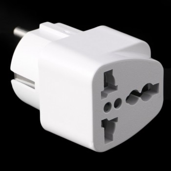 1 Pcs Universal UK US AU To EU AC Power Socket Plug Travel Charger Adapter German amp; European standard