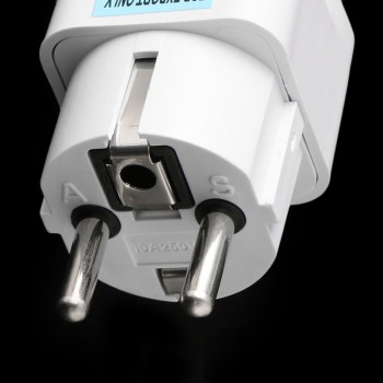1 Pcs Universal UK US AU To EU AC Power Socket Plug Travel Charger Adapter German amp; European standard