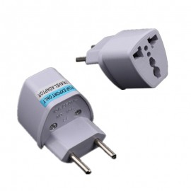 2 Pin Home Household Travel Adapter AC Power Plug Converter Universal Wall Charger EU AU US UK to Brazil Italy Jack