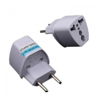 2 Pin Home Household Travel Adapter AC Power Plug Converter Universal Wall Charger EU AU US UK to Brazil Italy Jack