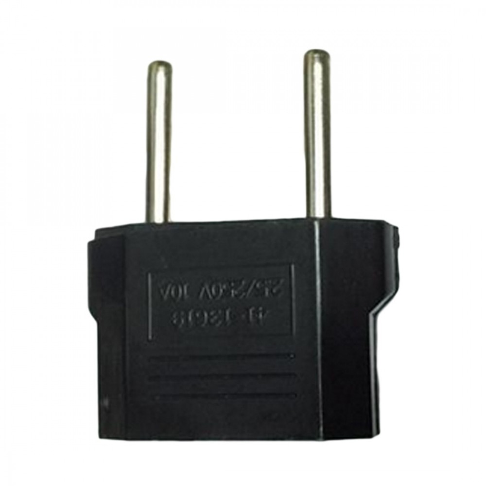 MAIF New 1pcs EU Plug Adapter 2 Pin to EU 2 Round Pin Plug Socket Eletronic Digital European plug adapter