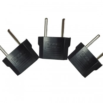MAIF New 1pcs EU Plug Adapter 2 Pin to EU 2 Round Pin Plug Socket Eletronic Digital European plug adapter
