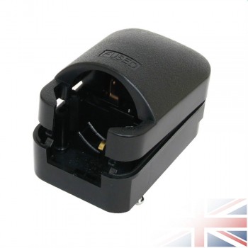 UK to EU schuko power plug converter uk adaptor with fuse,Germeny to UK Adaptor plug white Black 400 pieces