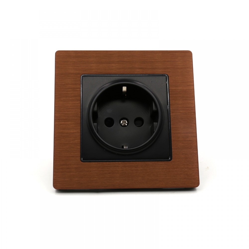 Free shipping ONE Pieces EU version AC 20A power Receptacles wall outlet audio grade socket