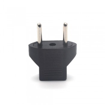 Common US to EU AC Power Plug Home Travel Converter USEurope EURO Wall Charger Jack Connector Socket Adapter Adaptor