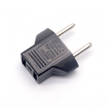 Common US to EU AC Power Plug Home Travel Converter USEurope EURO Wall Charger Jack Connector Socket Adapter Adaptor