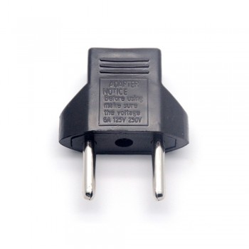 Common US to EU AC Power Plug Home Travel Converter USEurope EURO Wall Charger Jack Connector Socket Adapter Adaptor