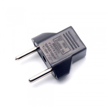 Common US to EU AC Power Plug Home Travel Converter USEurope EURO Wall Charger Jack Connector Socket Adapter Adaptor
