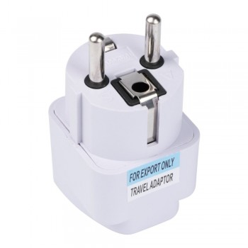 20pcs/lot Electrical Socket Universal UK US AU to EU AC Power Socket Plug Travel Charger Adapter Converter 220V 10A Socket