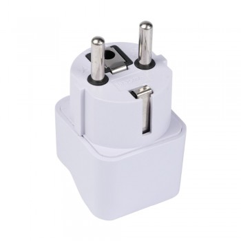 20pcs/lot Electrical Socket Universal UK US AU to EU AC Power Socket Plug Travel Charger Adapter Converter 220V 10A Socket