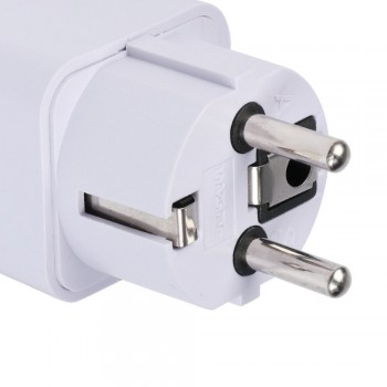 20pcs/lot Electrical Socket Universal UK US AU to EU AC Power Socket Plug Travel Charger Adapter Converter 220V 10A Socket