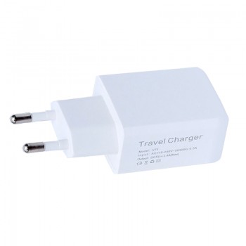Dual USB Mobile Phone Charger 5V 2A European standard EU USA Plug Universal For IPhone Samsung HTC Xiaomi EUR phone Tablet
