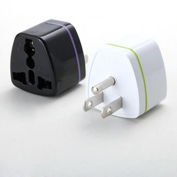 Malloom 2017 Universal EU AU UK Germany To USA US Canad 3pin Travel Adaptor Plug Converter Adapter Power Charger Connector