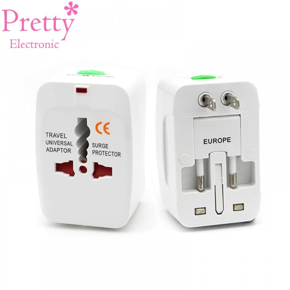 Common 250V 10A Universal EU UK AU US  AC Travel Power plug Charger Adapter Abroad Conversion Adaptor Socket Global Plug
