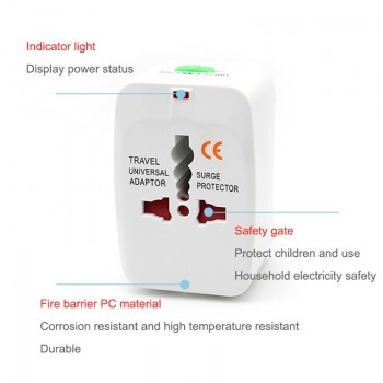 Common 250V 10A Universal EU UK AU US  AC Travel Power plug Charger Adapter Abroad Conversion Adaptor Socket Global Plug