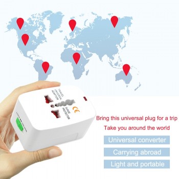 Common 250V 10A Universal EU UK AU US  AC Travel Power plug Charger Adapter Abroad Conversion Adaptor Socket Global Plug
