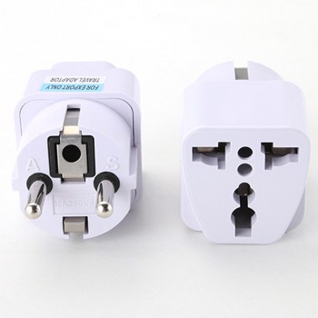 Universal UK US AU to EU AC Power Socket Plug Travel Charger Adapter Converter Converter Socket Power Plug Adaptor