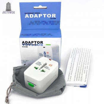 30pcs/lot White Multi-purpose global Universal travel Adapter Plug AC Power Adaptor with AU US UK EU plug socket converter box