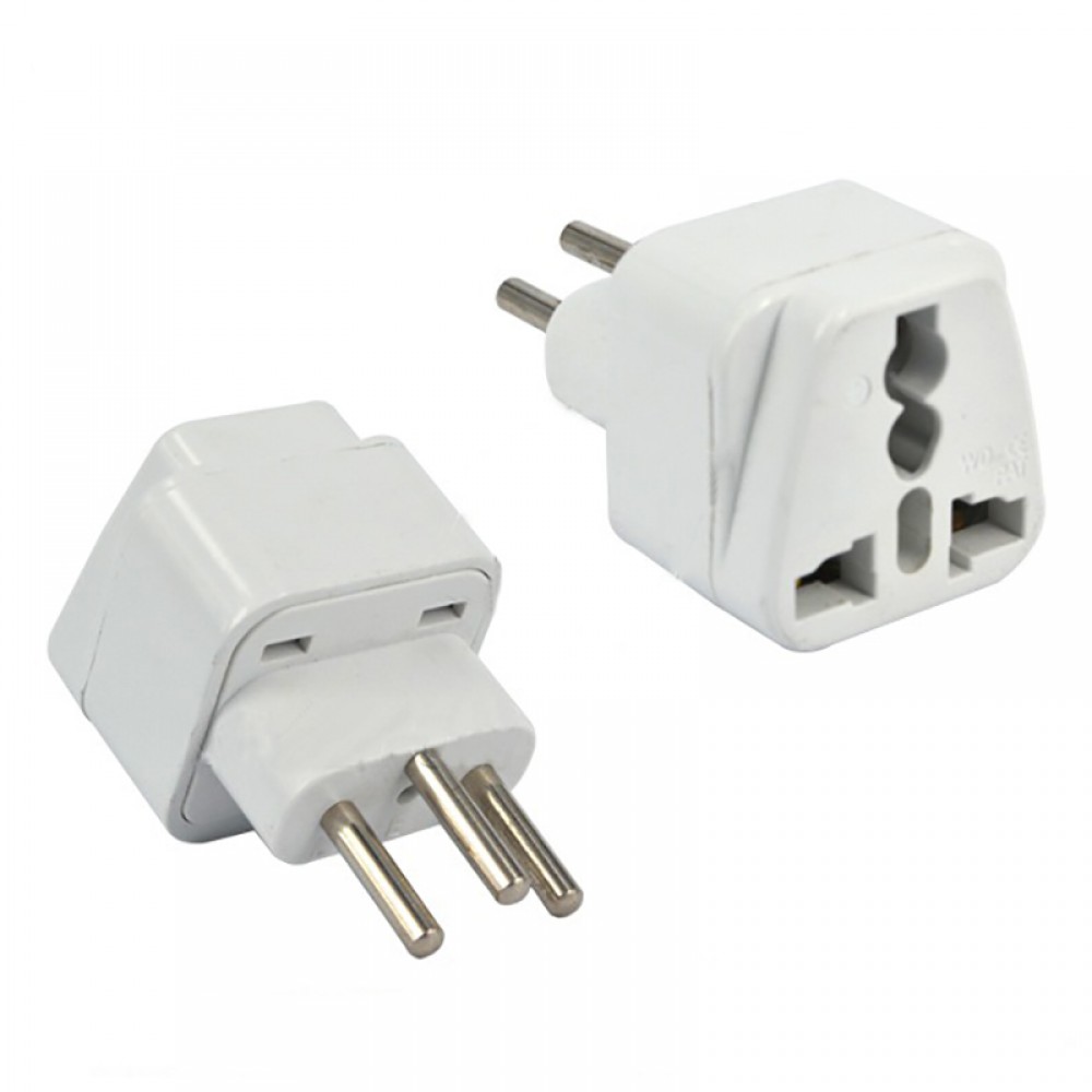 2018 Universal Travel Adapter Electric Plugs Sockets Converter  EU AU US UK to Switzerland Travel Plug 3 Round Pin Adaptor