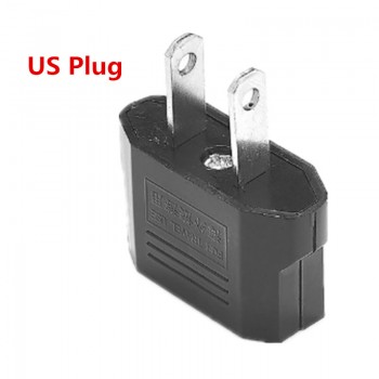 100PC Universal US EU AU Plug USA Euro Europe Travel Wall AC Power Charger Outlet Adapter Converter 2 Round Socket Input Pin