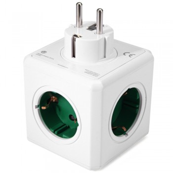 Allocacoc Charging Dock Original PowerCube Socket EU Plug 5 Outlets Adapter-16A 250V 3680w Power Cube