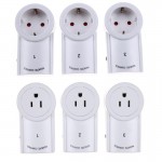 ALLOYSEED Wireless Smart Home Device With Remote Control EU/US Standard Plug Power Outlet Light Switch Plug Socket 433.93 MHz