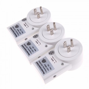ALLOYSEED Wireless Smart Home Device With Remote Control EU/US Standard Plug Power Outlet Light Switch Plug Socket 433.93 MHz