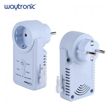 EU Plug GSM Power Off Power Failure Alarm SMS Remote Control Power Socket Switch with Phone Alert Temperature Query Function