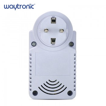 EU Plug GSM Power Off Power Failure Alarm SMS Remote Control Power Socket Switch with Phone Alert Temperature Query Function