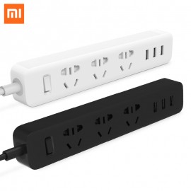 Original Xiaomi Power Strip Smart Home Electronics Fast Charging 3 USB 2.0 Interface Extension Socket Plug with EU UK AU Adapter