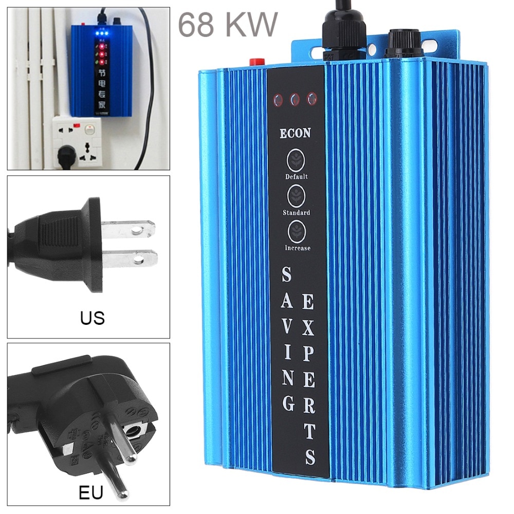 50KW/68 KW Electricity Saving Box Single Phase Industrial Power Factor Energy Saver Electricity Bill killer Up to 35%