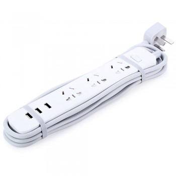 Original XiaoMi 3 Mi Smart Plug Adaptation Power Strip With 3 3 USB Extension Standard Plug 1/2A 3 Sockets For Phone Tablet PC