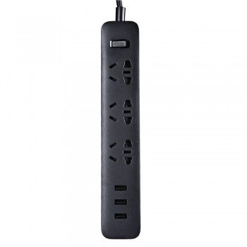 Original XiaoMi 3 Mi Smart Plug Adaptation Power Strip With 3 3 USB Extension Standard Plug 1/2A 3 Sockets For Phone Tablet PC