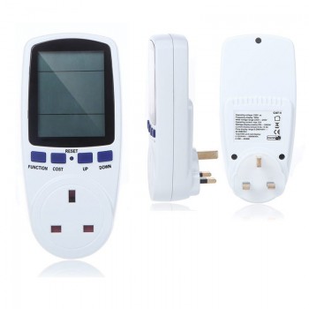 New EU/UK/US Plug Smart Socket LCD Display Wall Socket Smart Plug Electric Monitor Analyzer Power Meter Energy Meter
