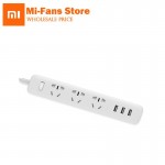 100% Original XiaoMi Fast Charging 2.1A USB 3 USB Port standard EU AU Socket Plug Smart Power Socket Portable Strip Plug Adapter