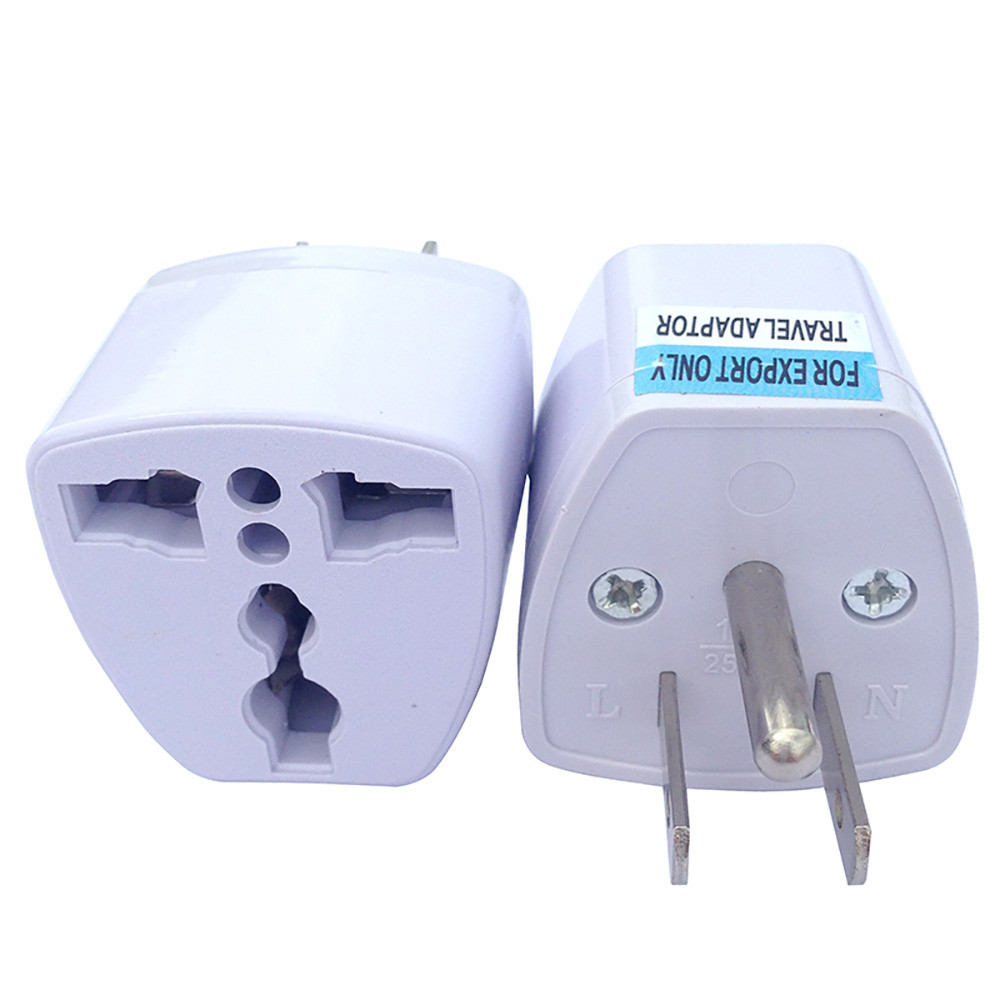 Universal EU UK AU to US USA 3-Pins USA Plug Canada AC Travel Power Plug Adapter Converter    9.21