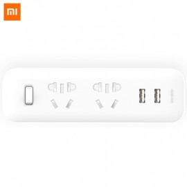 Original Xiaomi Mijia Electrical Socket Converter 2 USB Fast Charging Portable Travel Adapter Household Mi Wall Plug Extension