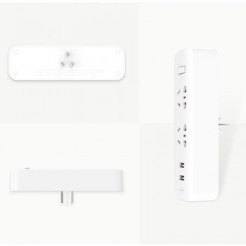 Original Xiaomi Mijia Electrical Socket Converter 2 USB Fast Charging Portable Travel Adapter Household Mi Wall Plug Extension