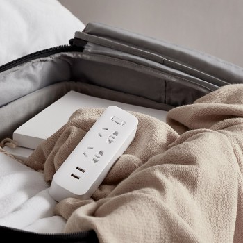 Original Xiaomi Mijia Electrical Socket Converter 2 USB Fast Charging Portable Travel Adapter Household Mi Wall Plug Extension