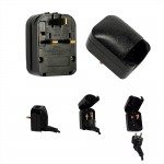 13A 2Pin Germany to 3Pin England Adapter 2pcs Free Shipping ST-6, AC Power Adapter,Travel Power Connector Plug