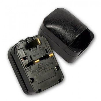 13A 2Pin Germany to 3Pin England Adapter 2pcs Free Shipping ST-6, AC Power Adapter,Travel Power Connector Plug