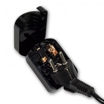 13A 2Pin Germany to 3Pin England Adapter 2pcs Free Shipping ST-6, AC Power Adapter,Travel Power Connector Plug