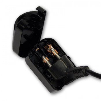 13A 2Pin Germany to 3Pin England Adapter 2pcs Free Shipping ST-6, AC Power Adapter,Travel Power Connector Plug