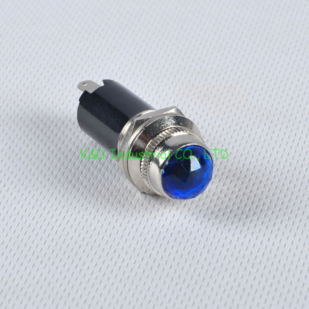 1pc Brass Indicator LED Pilot Light Blue Bulb Lam for Tube Amplifier socket