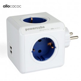 Allocacoc smart home use plug powercube electric USB outlet EU plug power strip multi extension socket adapter travel adapter