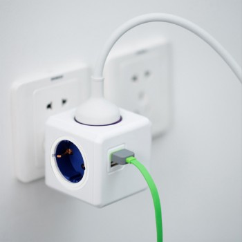 Allocacoc smart home use plug powercube electric USB outlet EU plug power strip multi extension socket adapter travel adapter