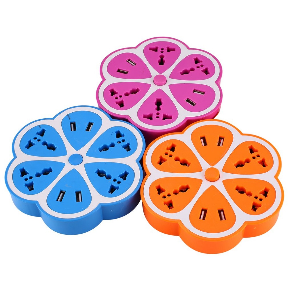 4 USB Multifunctional Lemon Plug Strip Universal Smart Charging Socket With 1.8m Cable Power Line Useful Household Gadget